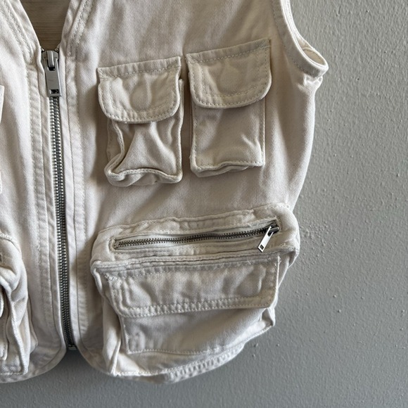 American Eagle Women's Utility Cargo Vest Size XS Outdoor Pockets - Picture 5 of 7